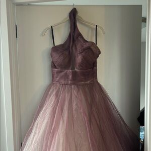 Leena glitter tulle cutout ballgown